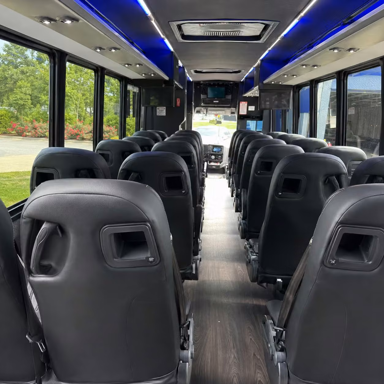 28 passenger minibus interior