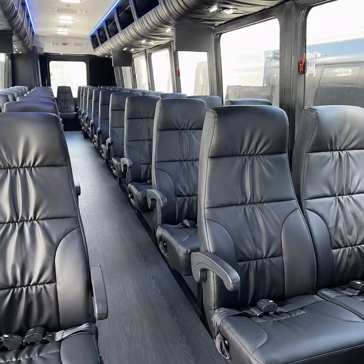 35 passenger minibus interior