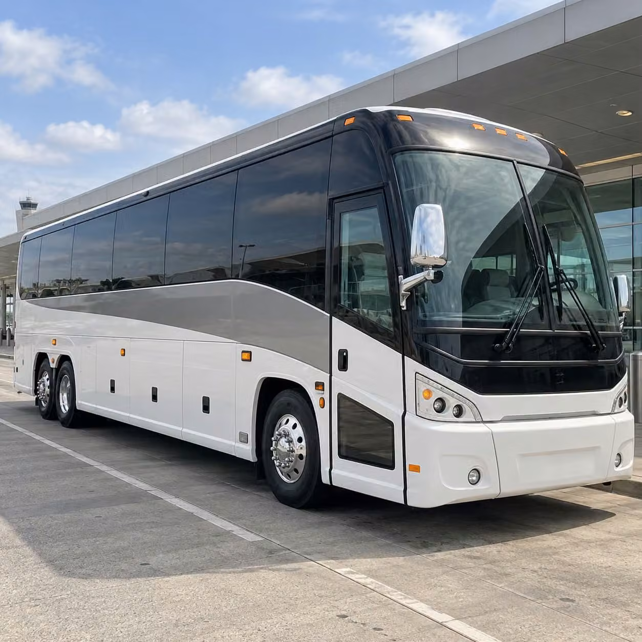 westminster wedding shuttle bus rentals that take the stress off your big day